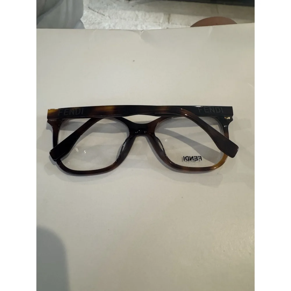 Fendi FE50018I 053 54-18 Women's Eyeglasses Brown Tortoiseshell